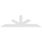 Ekena Millwork Saratoga Architectural Grade PVC Gable Bracket, 96"W x 28"H x 6"D x 6"F, 7/12 Pitch GBP096X28X0606SAR00 - alternate 4